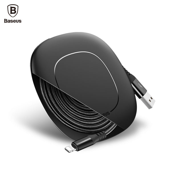 USB/Charging Cable For iPhone with Cable Winder Clip